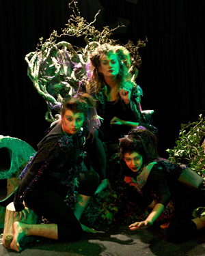 Pipers Corner School students performing A Midsummer Nights Dream